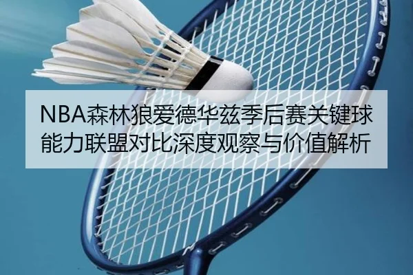 NBA森林狼爱德华兹季后赛关键球能力联盟对比深度观察与价值解析
